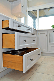 Solid dovetailed drawers