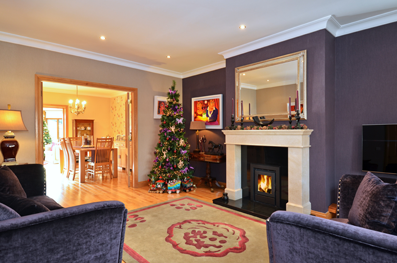 Decorated for Christmas