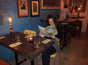 Reading the cover in the cover